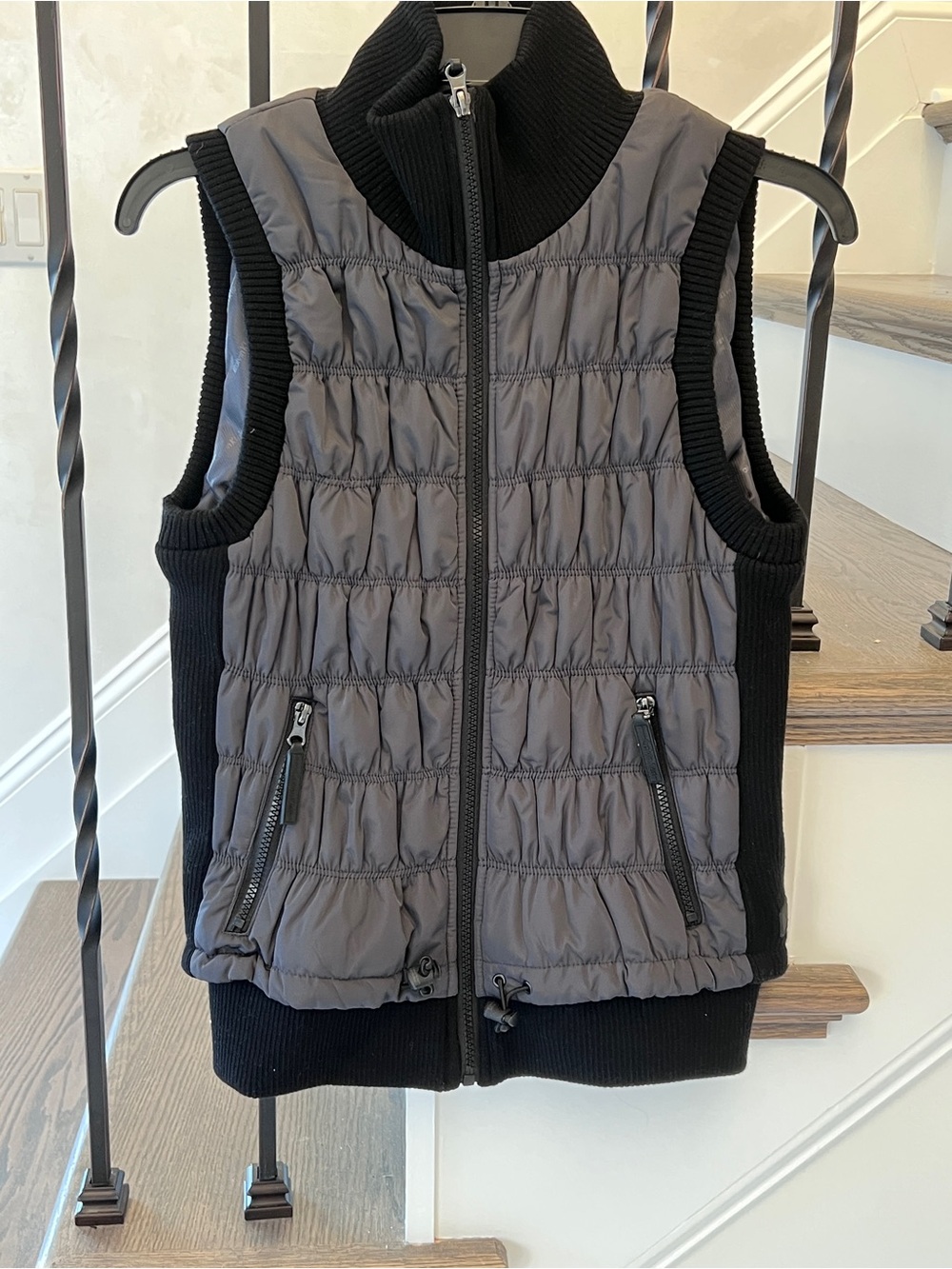 Calvin Klein Performance Full Zip Quilted Vest Outerwear Black Small